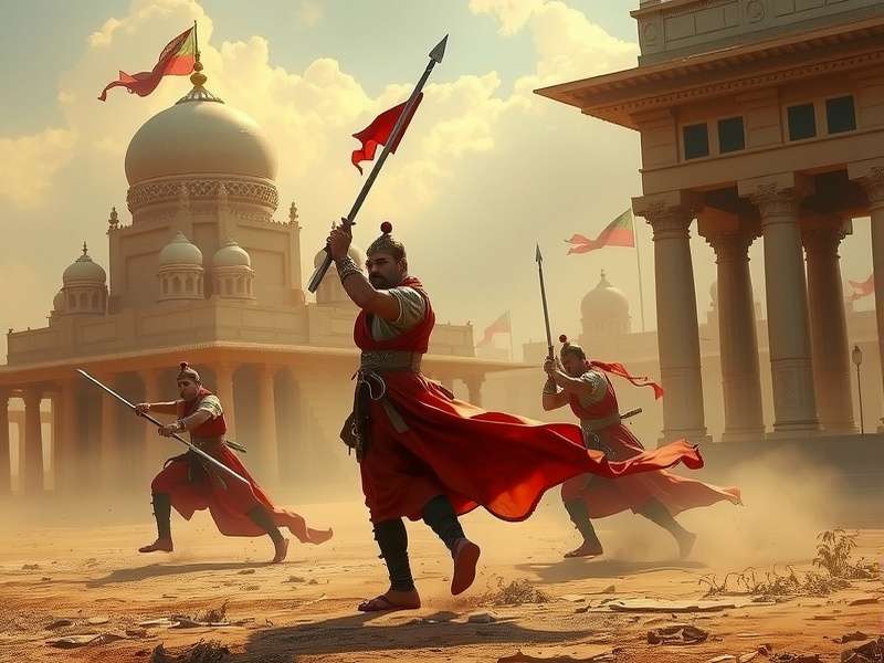 Bodhgaya Battler Combat Scene